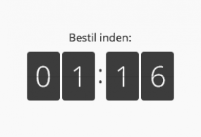 Nedtælling til næste levering