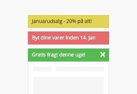 Notifikationsbar Plus med multistyring