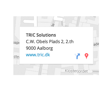 Magento modulet Find nærmeste butik - visning på Magento webshop