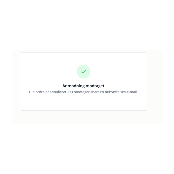 Magento 2 Ordrefortrydelsesformular