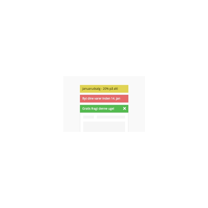 Notifikationsbar Plus med multistyring