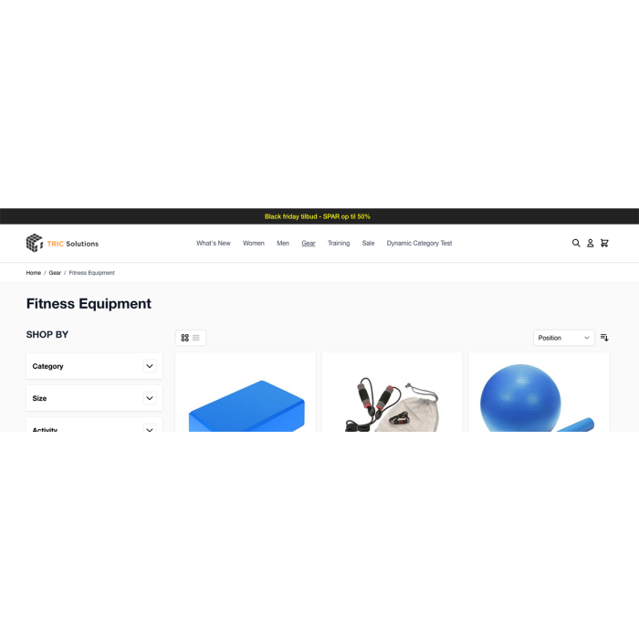 Notifikationsbar til Magento 2