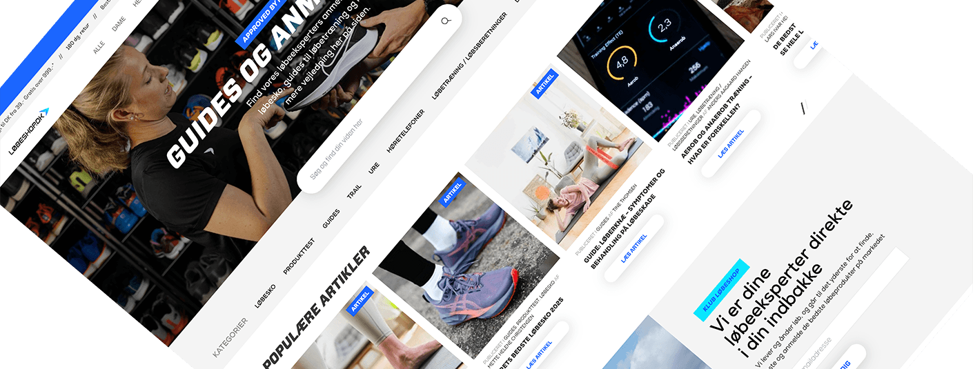 Løbeshop + Hyvä